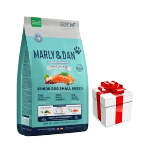 Marly & Dan Senior Dog Small Breed Fresh Salmon Holistic & Hypoallergenic 4kg sausās barības