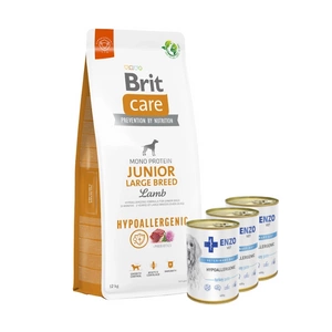 BRIT CARE Dog Hypoallergenic Junior Large Breed Lamb 12kg