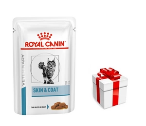 ROYAL CANIN Skin&amp;Coat Coat Formula 12x85g bundža + STAIGMENA KATEI
