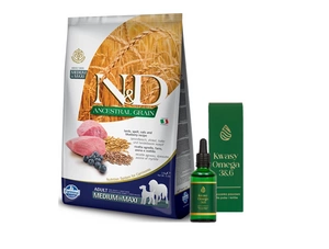 Farmina N&D LAMB BLUEBERRY MEDIUM MAXI 12kg