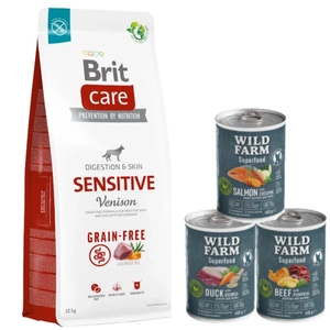 BRIT CARE Sensitive Venison bez graudiem 12kg