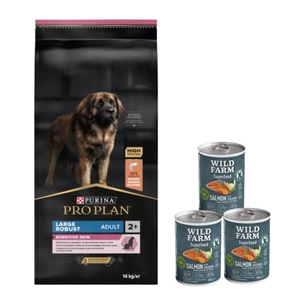 Purina Pro Plan Large Adult Robust Optiderma, lasis un rīsi 14kg