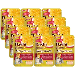INABA Dashi Delights zīdainais buljons Vistas gaļa ar tunci un lasi 40g