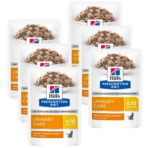 HILL'S PD Prescription Diet Feline c/d Multicare Chicken 85g maisiņš