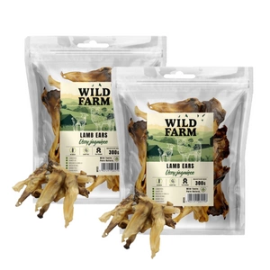 WILD FARM jēra ausis 300g suņu našķi