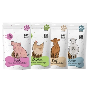 Dzīvnieku iepakojums - Lio PEPE Cūkgaļas sirsniņas 60g gardumi