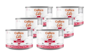 CALIBRA Cat Adult Life liellopu gaļa 6x200g
