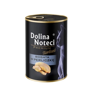 DOLINA NOTECI Premium sterilizētiem kaķiem, bagātināts ar pērļu vistiņu 400g