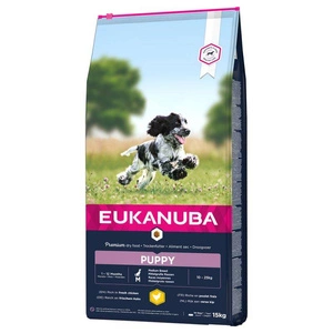 EUKANUBA Puppy & Junior Medium Breed 15kg