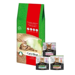 JRS Cats Best Eko Plus - koka pakaiši 40l / 17,2kg