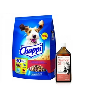 CHAPPI 9kg - sausā barība su liellopu gaļu, mājputnu gaļu un dārzeņiem