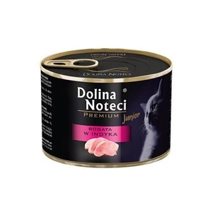 Dolina Noteci Premium Junior kaķiem ar tītaru 185g x24