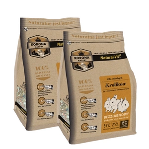KORONA NATURY Natural-Vit barība trušiem junior 750g