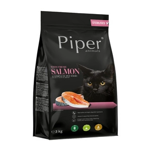DOLINA NOTECI Piper Animals ar lasi sterilizētiem kaķiem 3kg