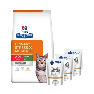 HILL'S PD Prescription Diet c/d Urinary Stress+ Metabolic Feline 3kg