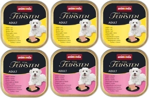 ANIMONDA Dog Vom Feinsten Adult tītars ar dzelteno sieru 150g