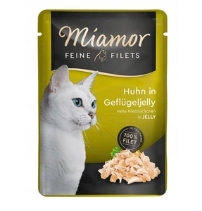Miamor Feine Filets - mitrā kaķu barība vistas gaļa mājputnu želejā 100g