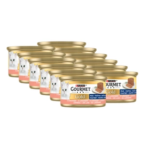 Purina Gourmet Gold uzpūtenis ar lasi 85g