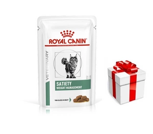 Royal Canin Satiety Weight Management Sachet 12x85g + STAIGMENA KATEI