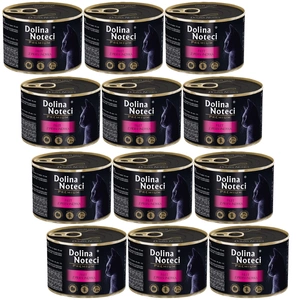 DOLINA NOTECI Premium kaķiem tītara krūtiņas fileja ar mērci 12x185g