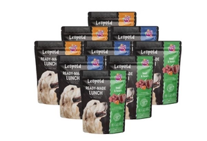 LEOPOLD Gatavas pusdienas ar liellopu gaļu un sirdi 500g