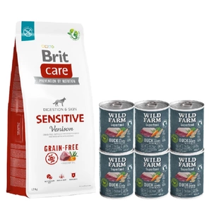 BRIT CARE Sensitive Venison bez graudiem 12kg