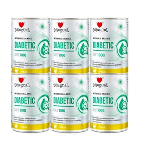 Disugual Veterinary mitrā barība suņiem DIABETIC Chicken (pieaugušajiem) 400g