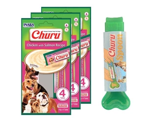 INABA Churu vistas un ķemmīšgliemežu garšas kārums kaķiem 4x14g