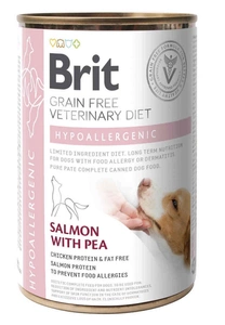 BRIT GF Veterinary Diets Dog Hypoallergenic 400g - mitrā barība suņiem