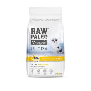 Vetexpert RAW PALEO ULTRA TURĶIEŠU PUPPY MEDIUM/ LARGE 10KG