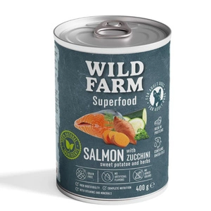 Wild Farm Superfood Salmon 400g barība suņiem bez graudiem