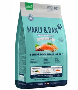 Marly & Dan Senior Dog Small Breed Fresh Salmon Holistic & Hypoallergenic 4kg sausās barības