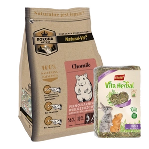 KORONA NATURY Natural-Vit barība kāmjiem 750g