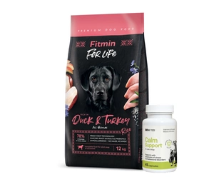 FITMIN dog For Life pīle un tītara 12 kg