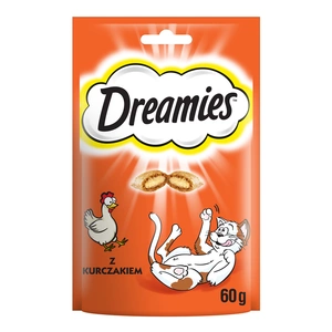 DREAMIES 60g - kaķu kārums ar gardu vistas gaļu