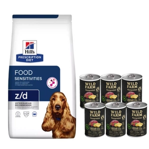 HILL'S PD Prescription Diet Canine z/d Jutīgums pret pārtiku 10kg
