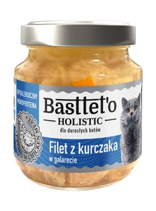 Basttet'o Holistic vistas fileja galette kaķiem 130g