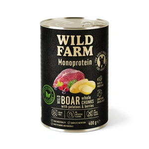 Wild Farm Monoprotein Wild Boar 400g hipoalerģiska barība suņiem