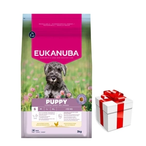 EUKANUBA Growing Puppy Small Breed 3kg vistas gaļas