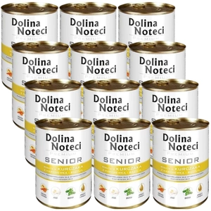 Dolina Noteci PREMIUM Senior Vistas gaļa ar burkāniem un baziliku 400g x12
