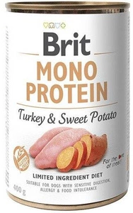 BRIT MONO PROTEIN TURĶIJA & SALAINIE BIETOKĀNI 400g