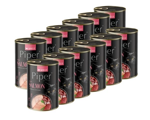 DOLINA NOTECI Piper kaķiem ar lasi 12x400g