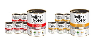 Dolina Noteci PREMIUM ar liellopu un pīles gaļu un ķirbjiem 24x800g