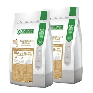 NATURES PROTECTION Svara kontrole Sterilizēti mājputni ar krilu visu šķirņu pieaugušajiem 12kg
