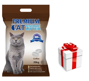 Premium Cat Clumping Bentonite Litter - dabīgs kaķiem 5L