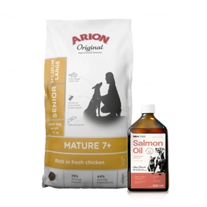 ARION Original Original Mature 7+ Senior Medium & Large Chicken sausā barība suņiem 12 kg