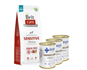 BRIT CARE Sensitive Venison bez graudiem 12kg