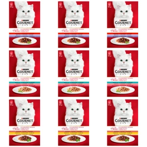 GOURMET mon Petit barība kaķiem - mājputnu MIX 72x50g