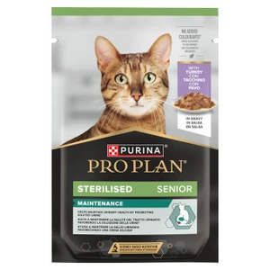 Purina Pro Plan Sterilised Senior ar tītaru kaķiem 85g