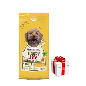 VERSELE-LAGA Happy Life Adult ar vistas gaļu 12,5kg - Barība pieaugušiem suņiem ar vistas gaļu
